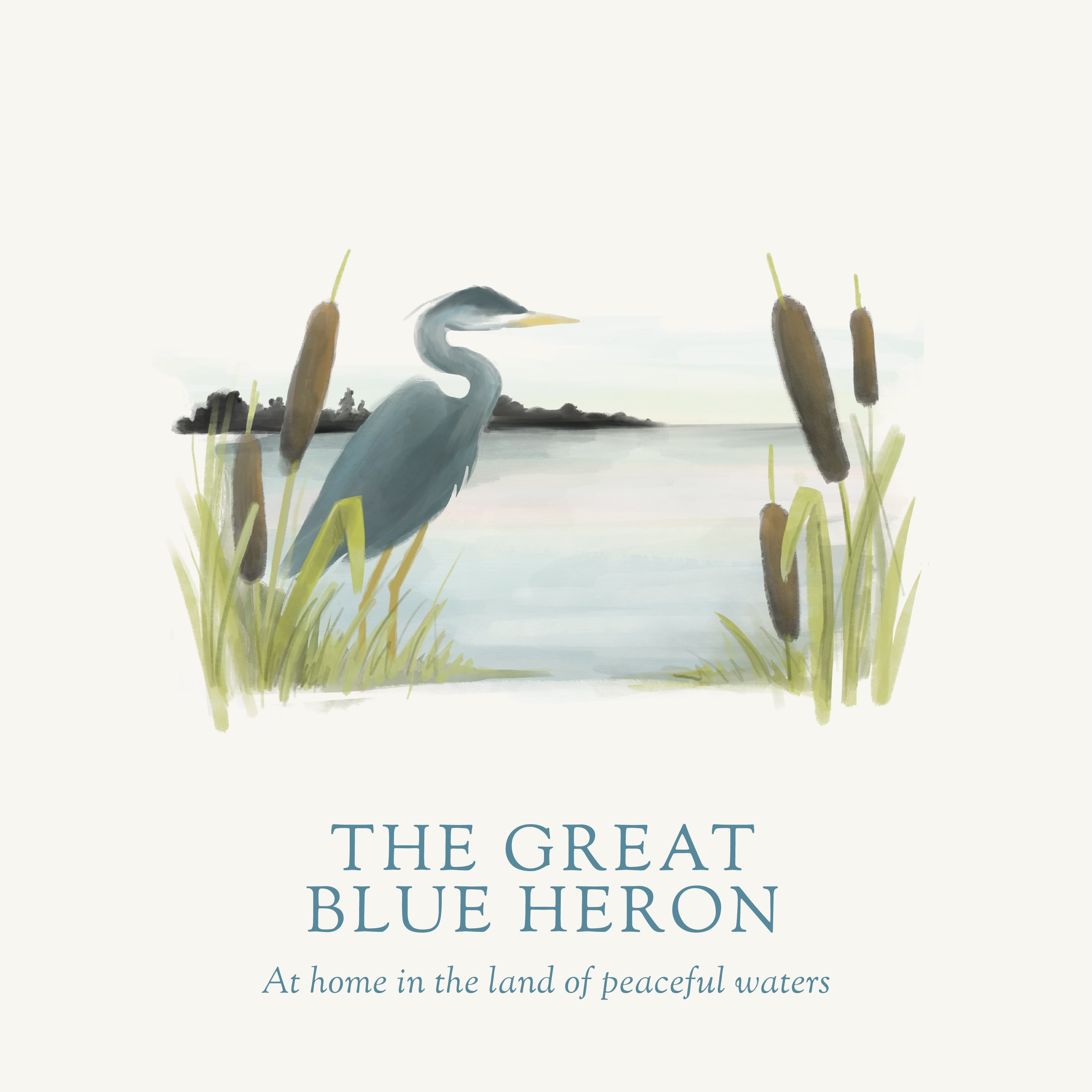 Great Blue Heron Candle