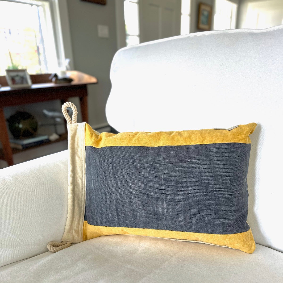 Nautical Pillow “Keep Clear"