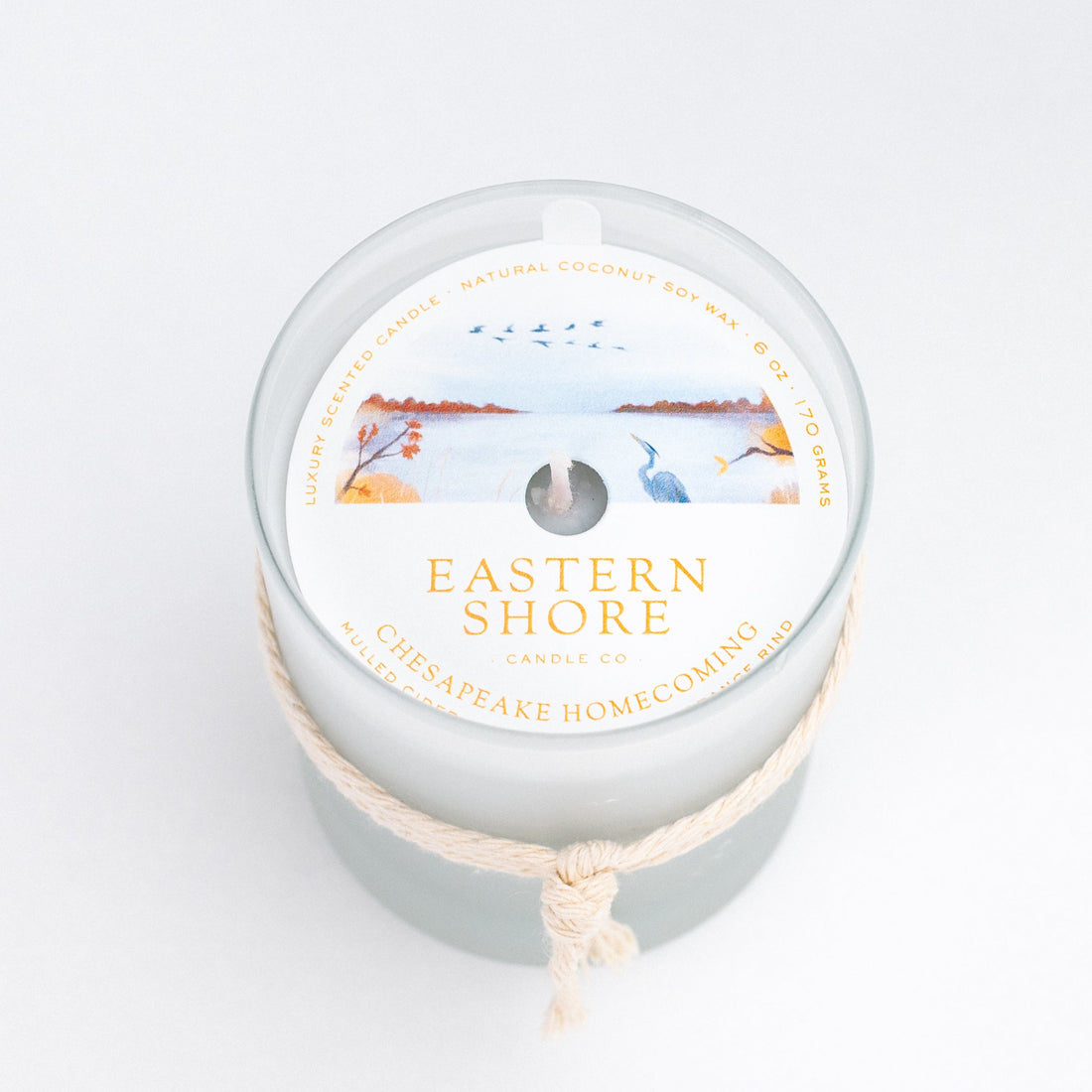 chesapeake bay candle, fall scent candle, cider, fall spice, chestnut candle, eastern shore candle, fall candle gifts