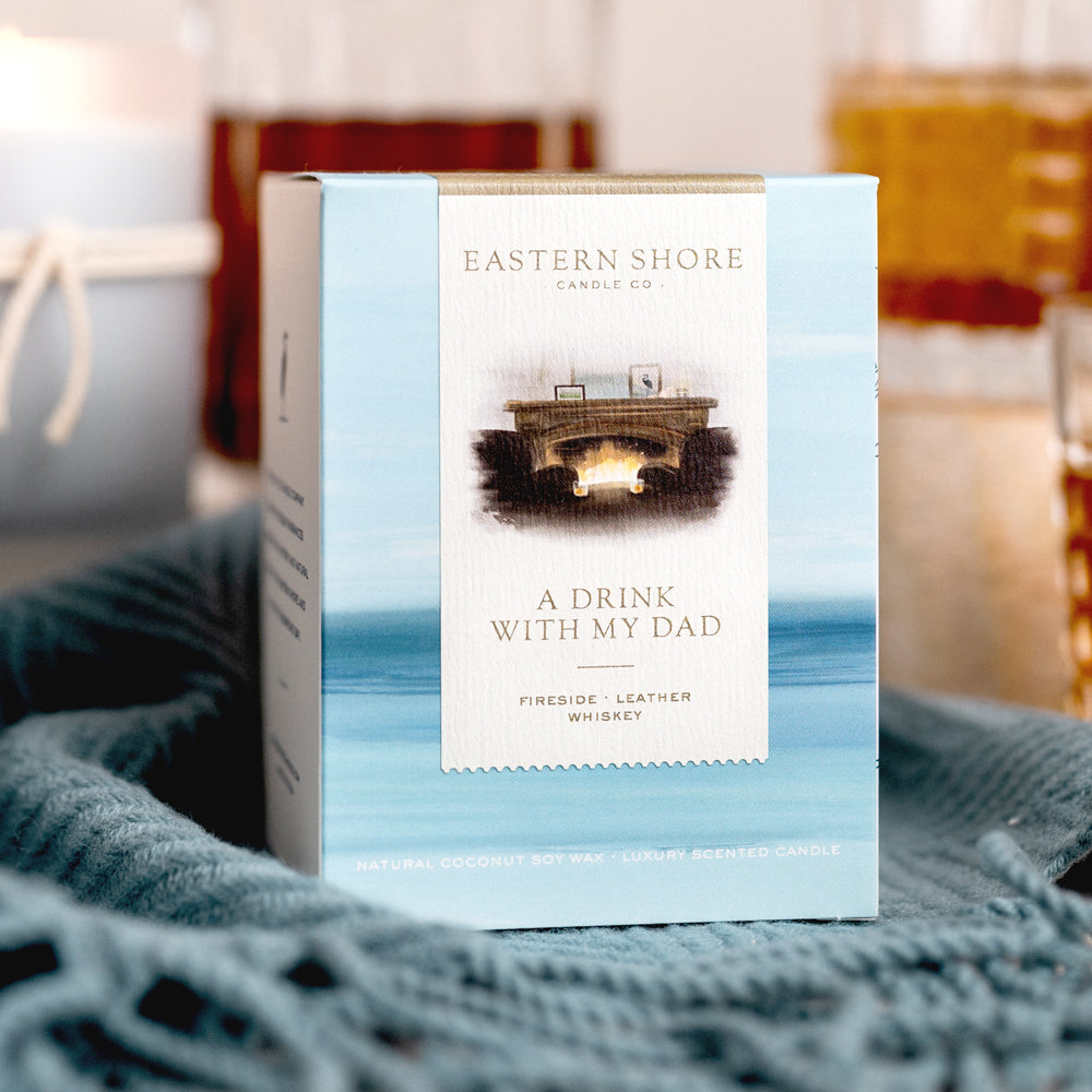 A Drink with Dad Whiskey Candle