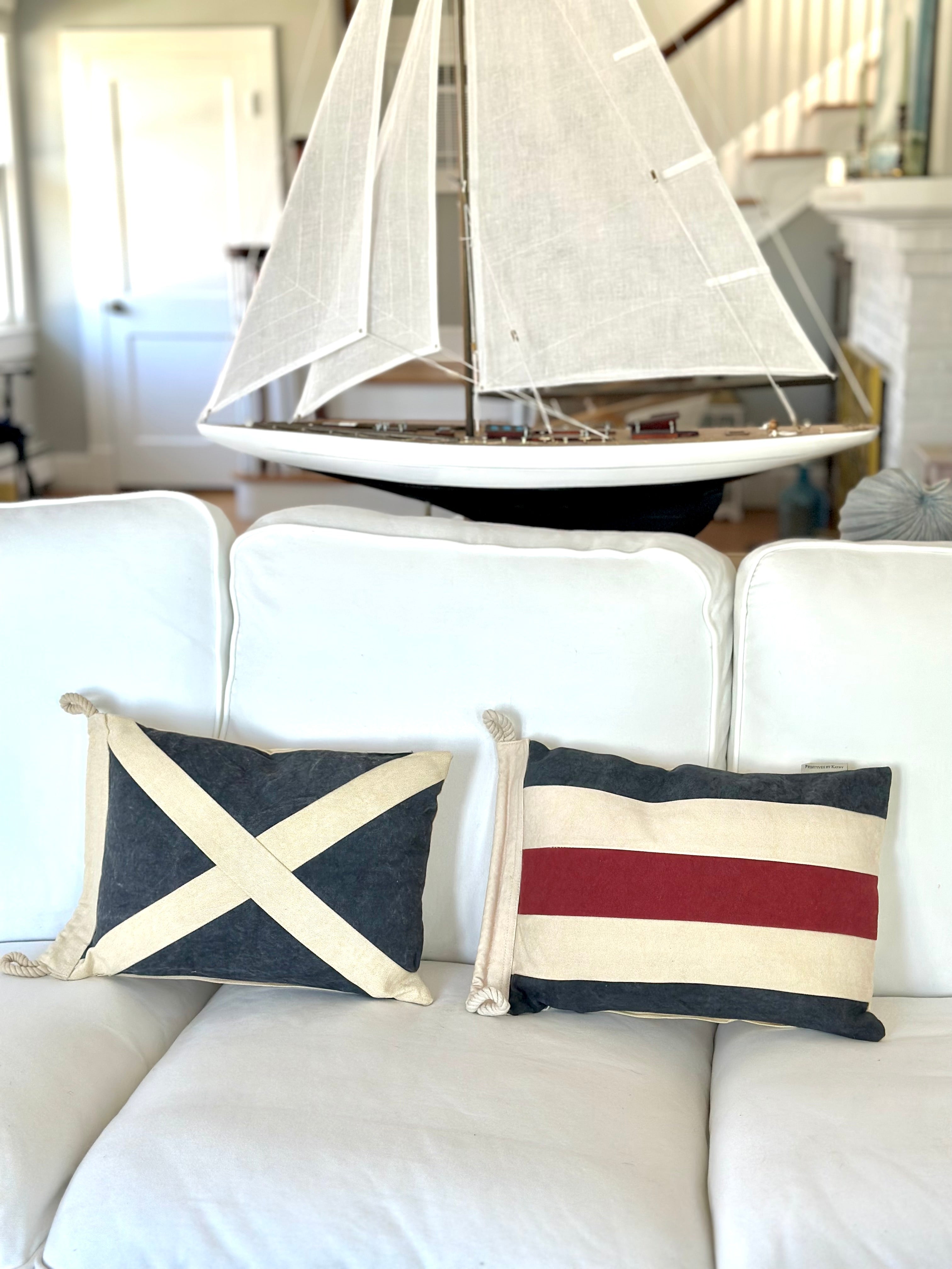 New! Nautical “At Rest” Pillow