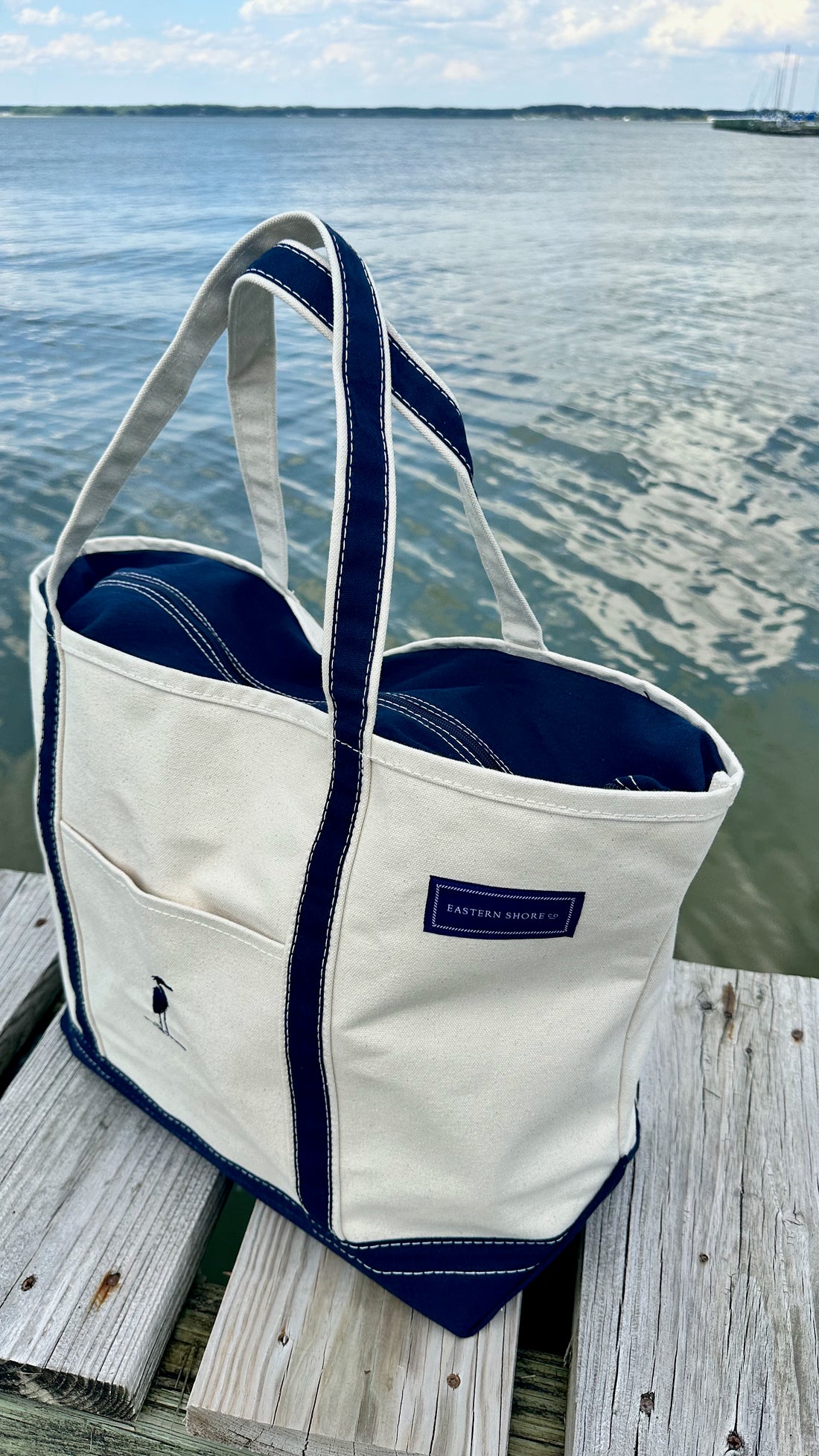 Large Classic Tote Bag from Our Heron Collection