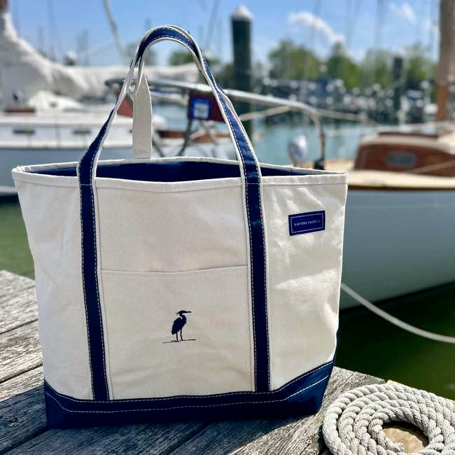 Large Classic Tote Bag from Our Heron Collection