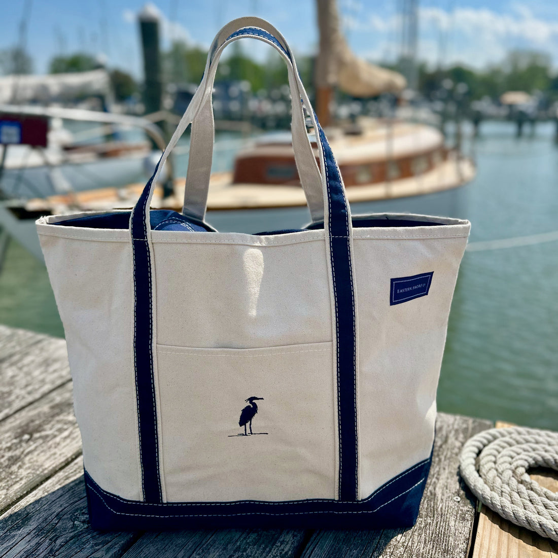 Large Classic Tote Bag from Our Heron Collection