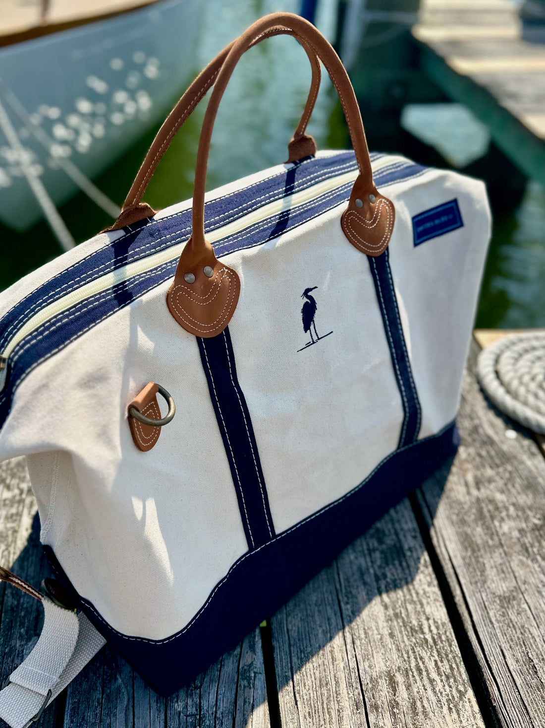 The Weekender Bag from Our Heron Collection