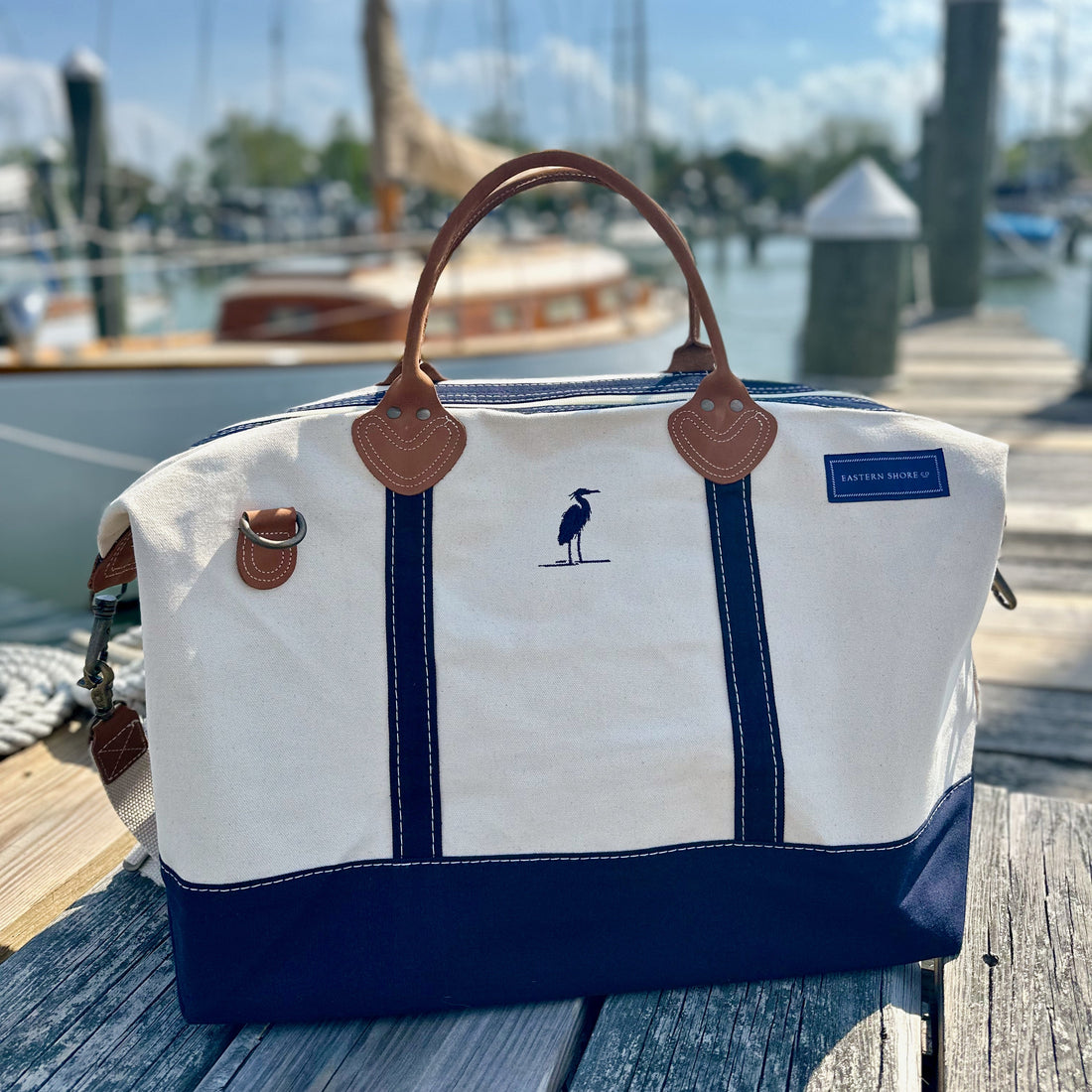 The Weekender Bag from Our Heron Collection