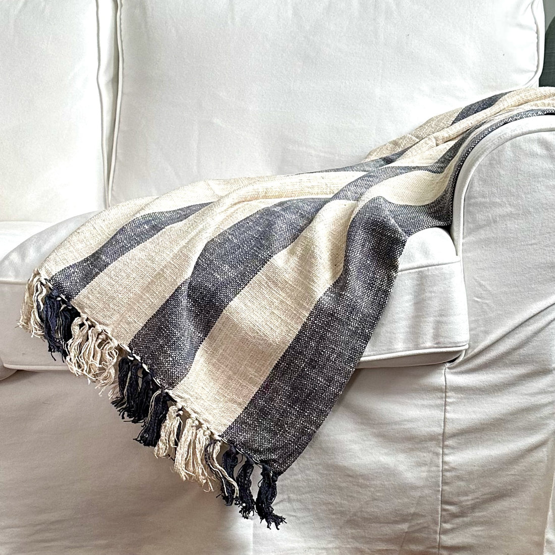 New! Coastal Cotton Throw Blanket