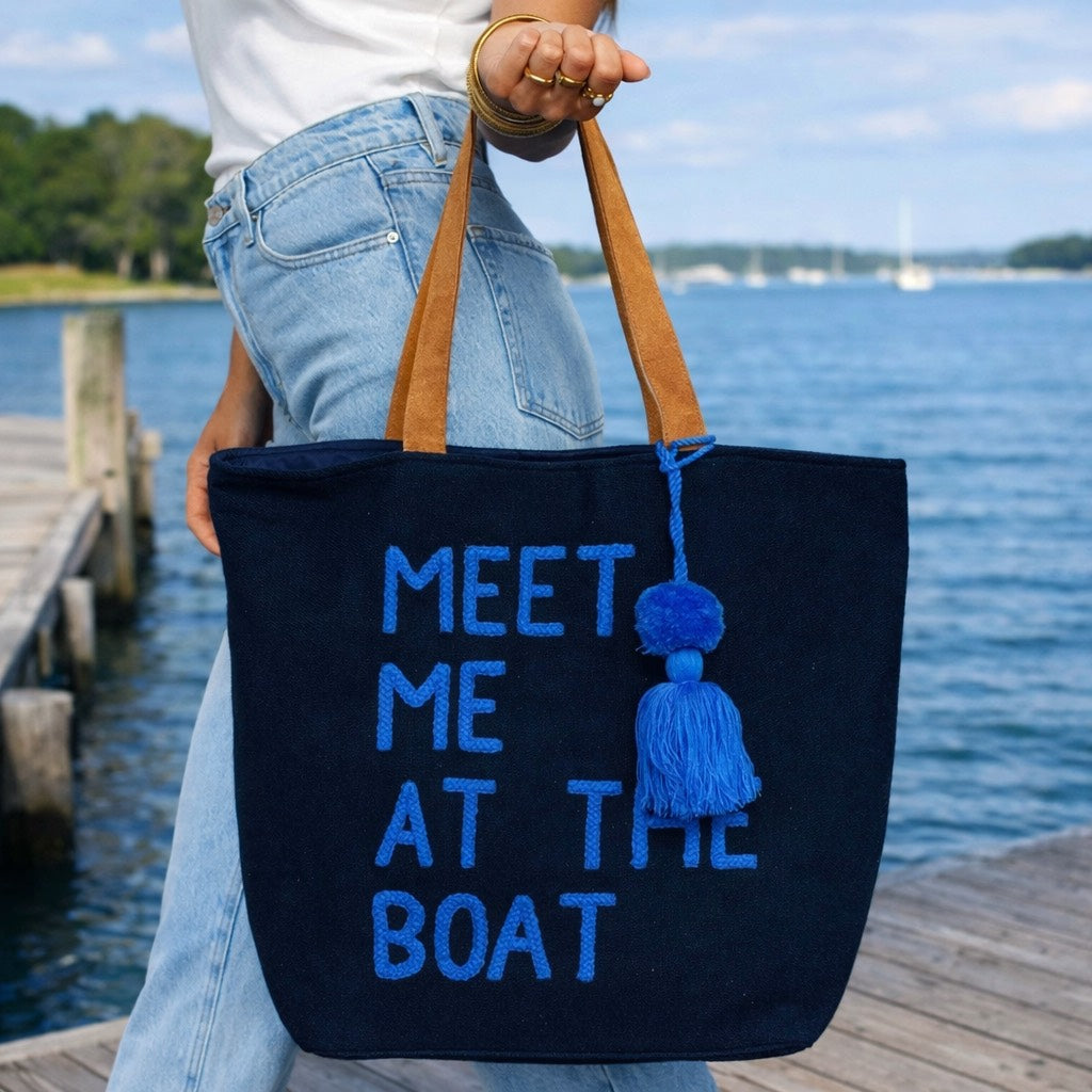 New! Meet Me at the Boat Tote
