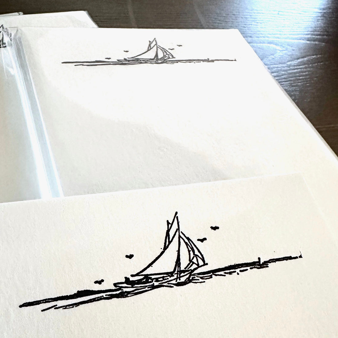 New! Vintage Style Letterpress Notecards