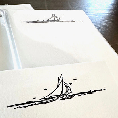 New! Vintage Style Letterpress Notecards