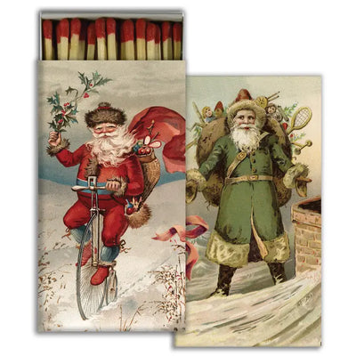 Holiday Vintage Style Santa Claus Box Matches