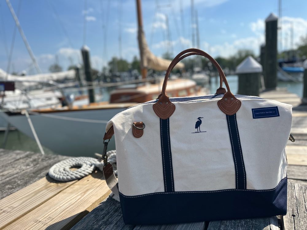 The Weekender Bag from Our Heron Collection