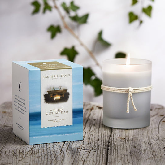 A Drink with Dad Whiskey Candle