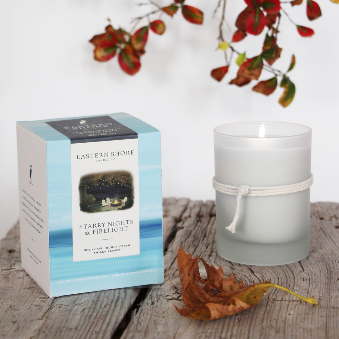 Starry Nights and Firelight Candle